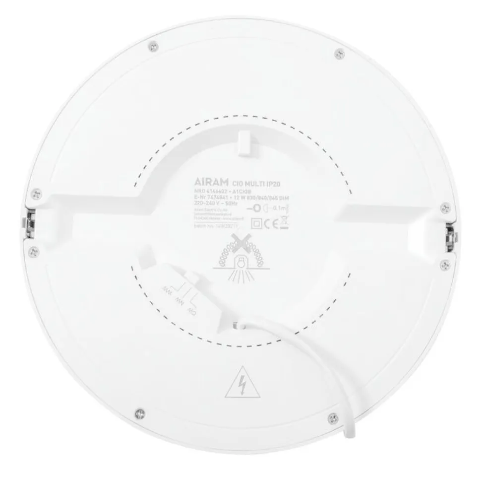 Alasvalo Airam Cio Multi, 12W, himmennettävä, valkoinen