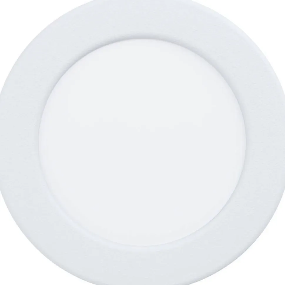 Alasvalo Eglo Fueva 6-z LED RGB/CCT Ø11.7cm IP44 valkoinen