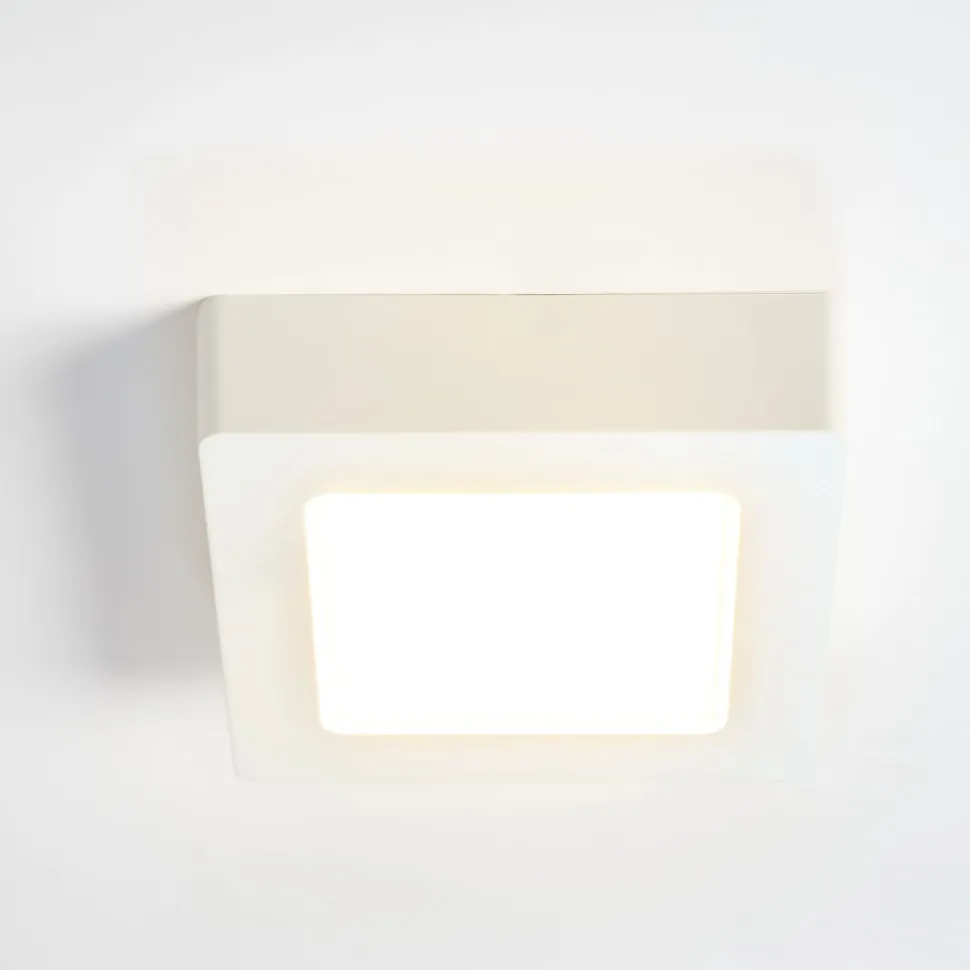 Alasvalo FTLIGHT Luce 6W 450lm 3000K/4000K IP43/IP20 himmennettävä neliö