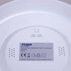 Alasvalo FTLIGHT Luce 12W 950lm 3000K/4000K IP44/IP20 himmennettävä upotettava pyöreä