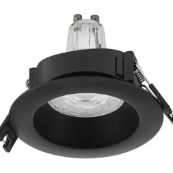 Alasvalo Osram Spot Set upotettava GU10 Press 2.6W 827 2700K musta, 5kpl/pkt