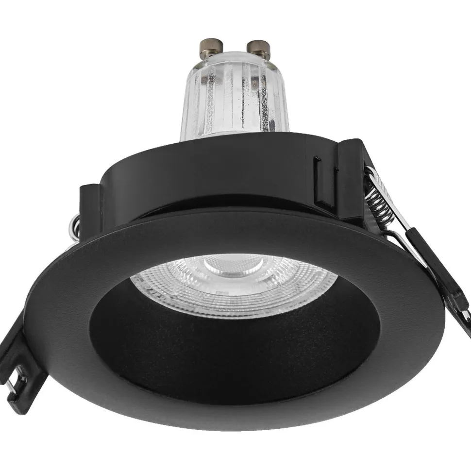 Alasvalo Osram Spot Set upotettava GU10 Press 2.6W 827 2700K musta, 5kpl/pkt