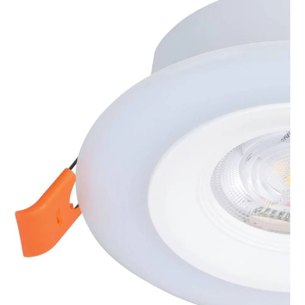 Alasvalosarja 3 x Eglo Calonge RGB LED Ø9.8cm valkoinen