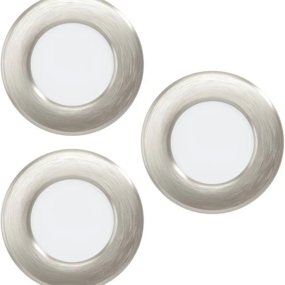Alasvalosarja 3 x Eglo Fueva 6-z LED RGB/CCT Ø8.6cm IP44 musta