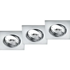 Alasvalosarja Trio Jura 80x70x80 mm IP20 kromi 3 kpl/pak