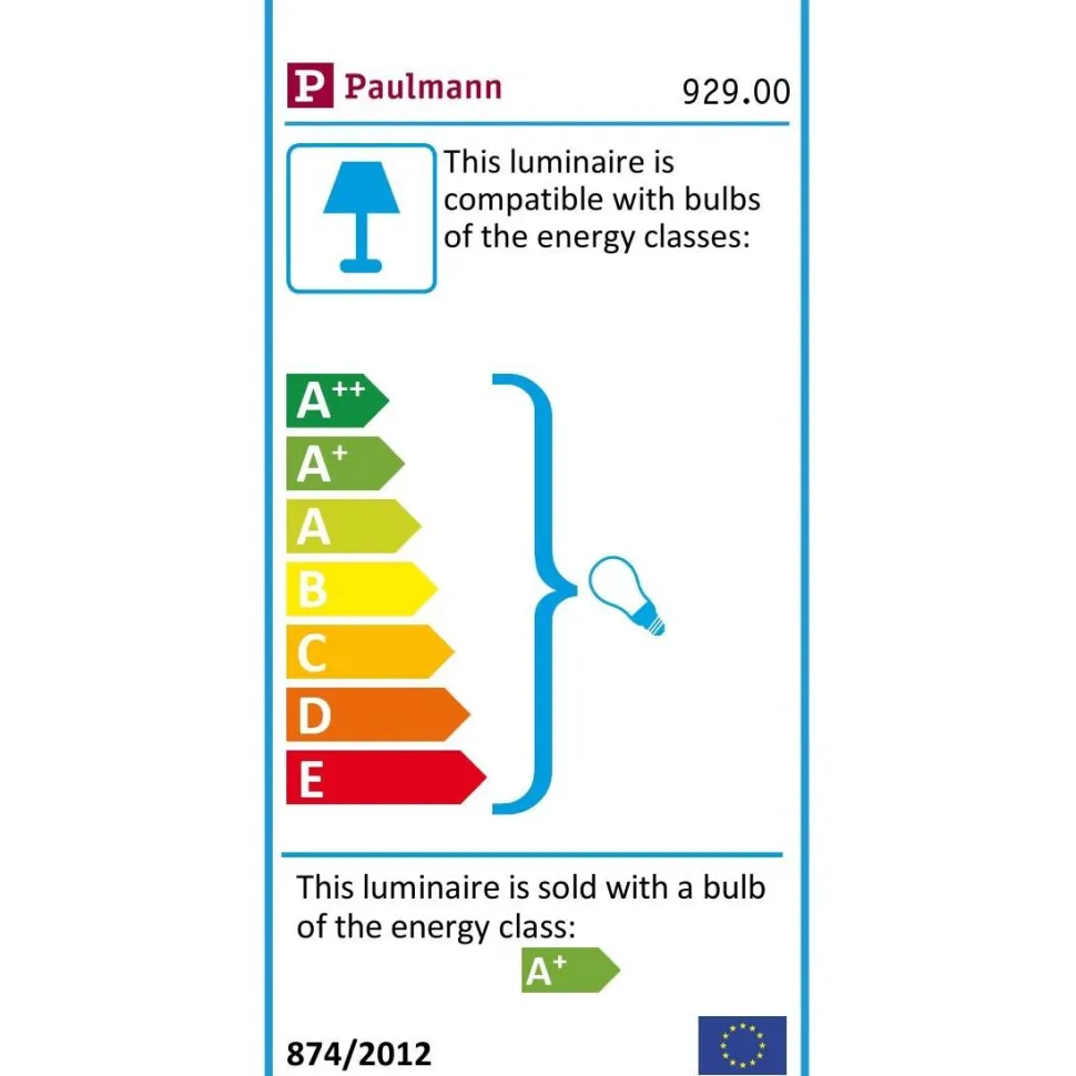 Alasvalosetti Paulmann Nova Ø93mm IP65 3-osainen harjattu teräs