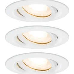 Alasvalosetti Paulmann Nova Ø93mm IP65 3-osainen valkoinen