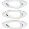 Alasvalosetti Paulmann Nova Ø84mm suunnattava valkoinen