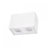 Alasvalo Spectrum Chloe Duo 2xGU10 IP20 suorakaide säädettävä 97x185x125mm valkoinen