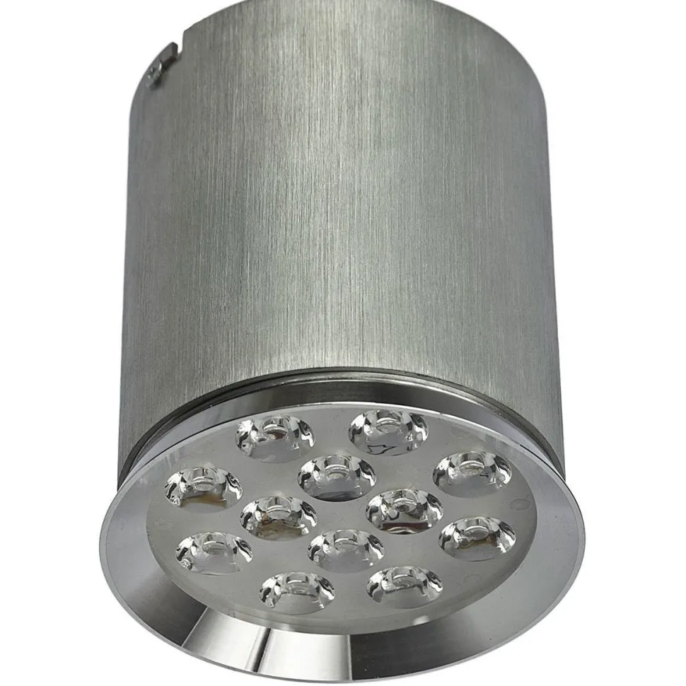Alasvalo Spectrum Chloe 12LED 12W 45° Ø107.5x120mm alumiini, eri värilämpötiloja