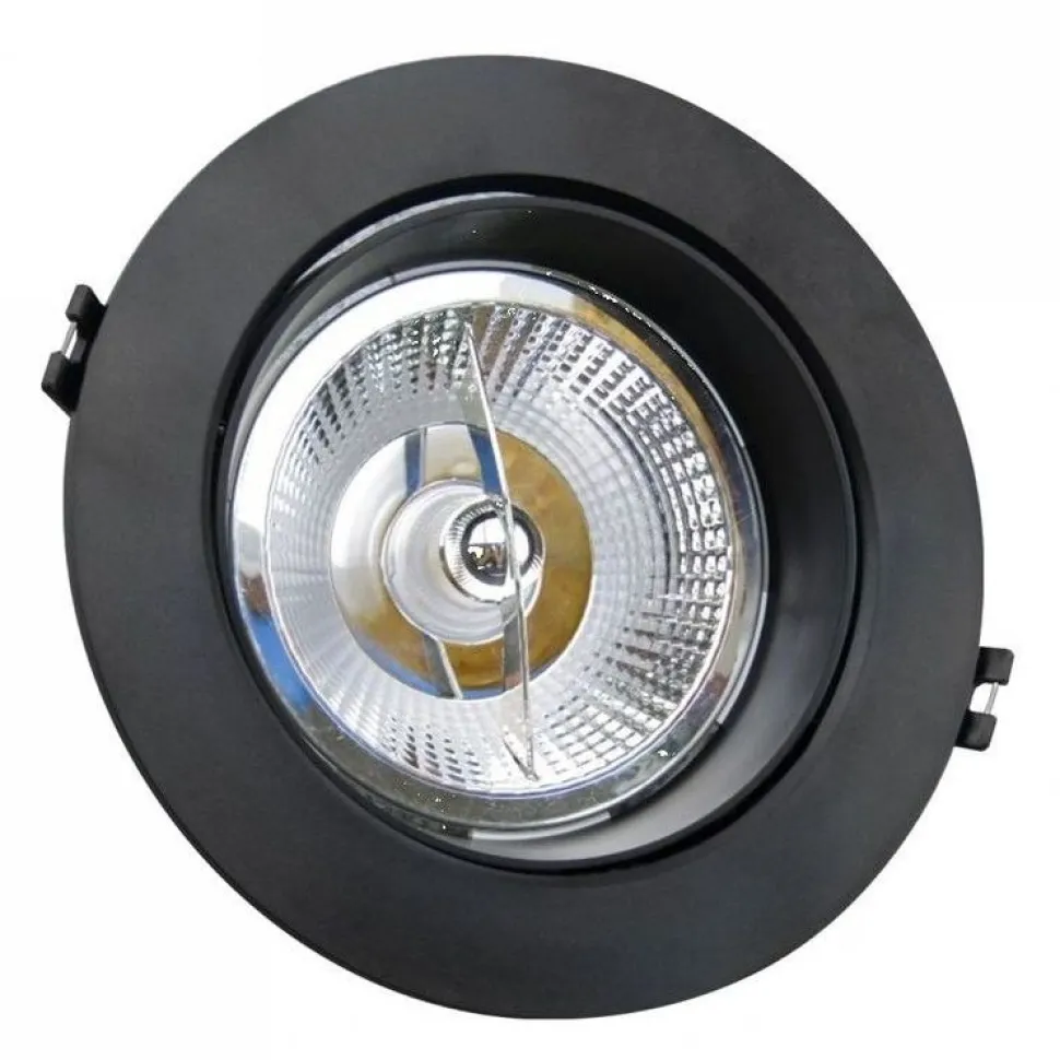 Alasvalo Spectrum Mdd Maxi PC Uno Round AR111 GU10 X 1 IP20 FI165x41mm musta
