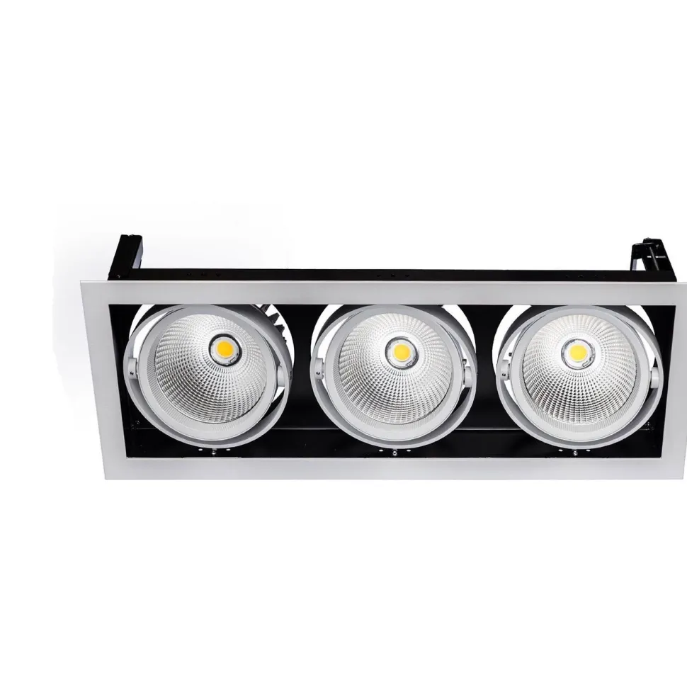 Alasvalo Spectrum Modern Day 3x1LED COB Citizen 40° 188x498x180mm 700mA 3x27W 3000K valkoinen