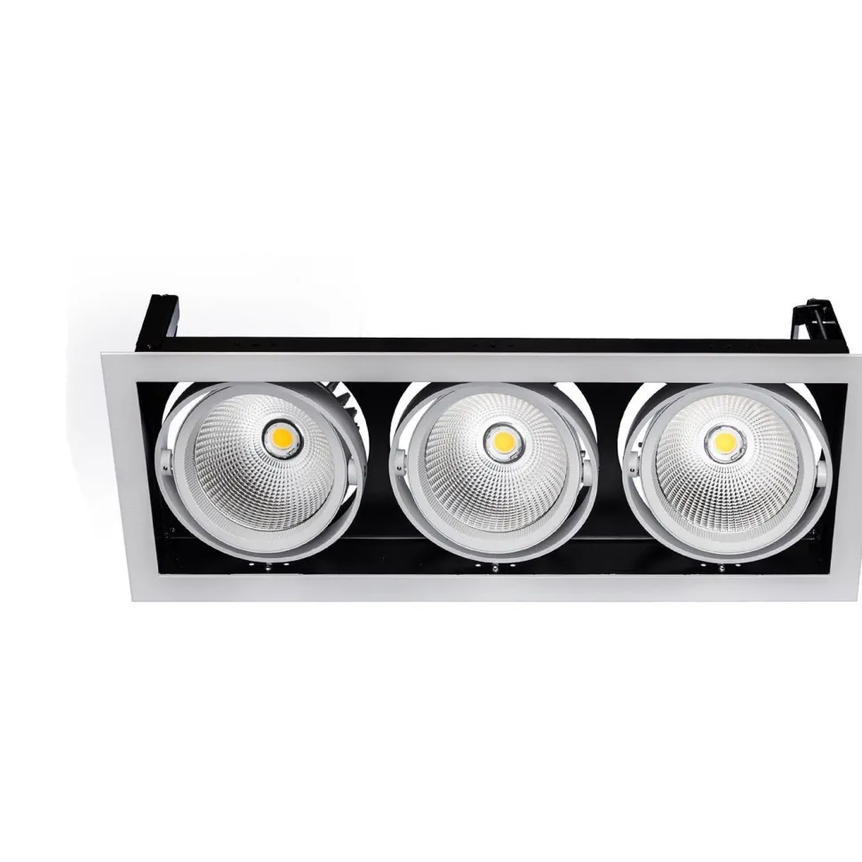 Alasvalo Spectrum Modern Day 3x1LED COB Citizen 40° 188x498x180mm 3x27W 3000K valkoinen