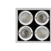 Alasvalo Spectrum Modern Day 4x1LED COB Citizen 40° 348x348x180mm 4x27W 3000K valkoinen