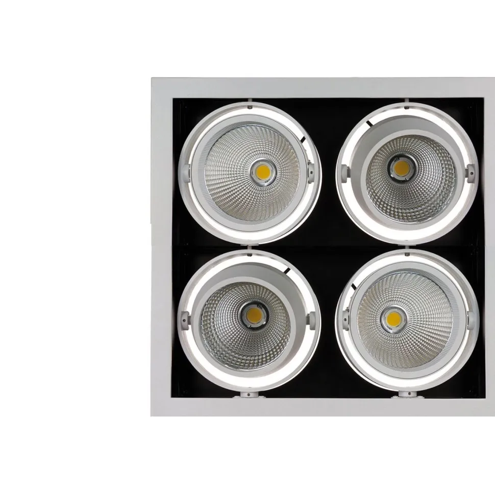 Alasvalo Spectrum Modern Day 4x1LED COB Citizen 40° 348x348x180mm 4x27W 3000K valkoinen