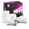 Aloituspakkaus Philips Hue WCA 3 x älylamppu (9W A60 E27) ja Hue-silta