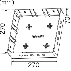 Asennuskotelo Hide-a-lite D-Box
