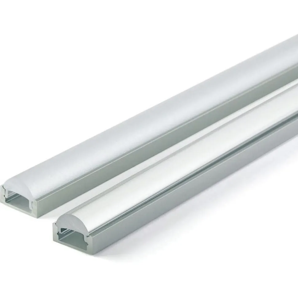 Asennusprofiili Airam Slimline 7 Optinen 60° Apus II LED-nauhalle pinta-asennus 1 m