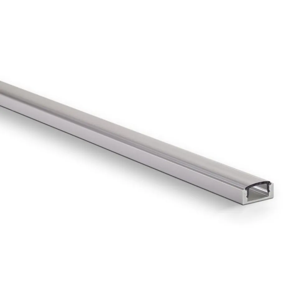Asennusprofiili Airam Slimline 7 Apus II LED-nauhalle pinta-asennus opaali 2 m