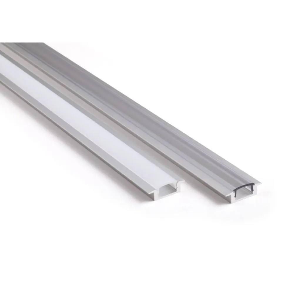 Asennusprofiili Airam Slimline 7 R Apus II LED-nauhalle uppoasennus kirkas 1 m