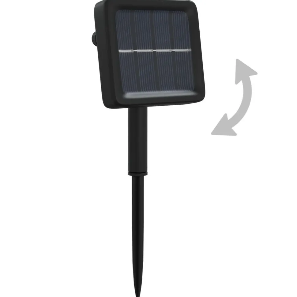 Aurinkoenergia keijuvalot 2 kpl 2x200 LED sininen sisä/ulko