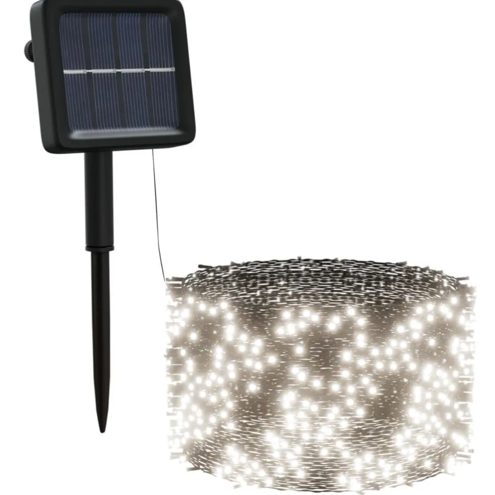 Aurinkoenergia keijuvalot 5 kpl 5x200 LED värikäs sisä/ulko