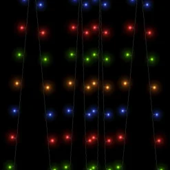 Aurinkoenergia keijuvalot 5 kpl 5x200 LED värikäs sisä/ulko