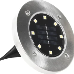 Aurinkoenergia maavalaisimet 8 kpl led valkoinen