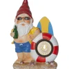Aurinkokennokoristevalaisin Star Trading Gnomy, 23cm,  moniväri