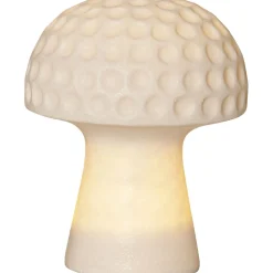 Aurinkokennokoristevalaisin Star Trading Sandy koristesieni 15.7cm, valkoinen