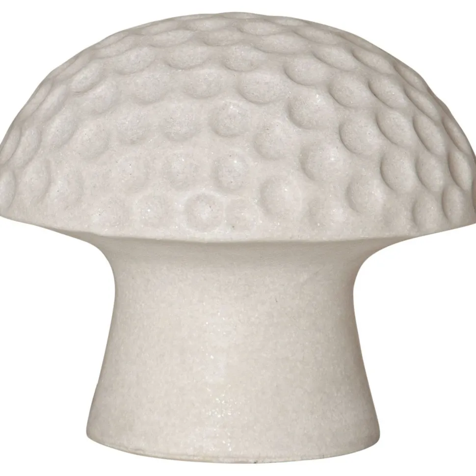 Aurinkokennokoristevalaisin Star Trading Sandy koristesieni 15.7cm, valkoinen