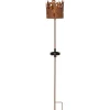 Aurinkokennokoristevalaisin Star Trading Torchy Ø12cm ruoste