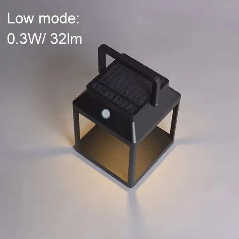 Aurinkokennokäyttöinen ulkovalaisin Sunwind Solar Square, musta