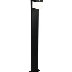 Aurinkokennopylväsvalaisin Trio Colombo Hybrid LED 50cm liike- ja hämärätunnistin 4000K mattamusta