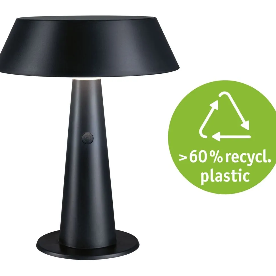 Aurinkokennopöytävalaisin Paulmann Soala 30.6cm 2700K 165lm 2.1W USB antrasiitti