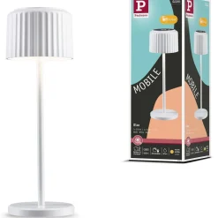 Aurinkokennopöytävalaisin Paulmann Solar Else USB-ladattava IP44 himmennettävä 2700K valkoinen
