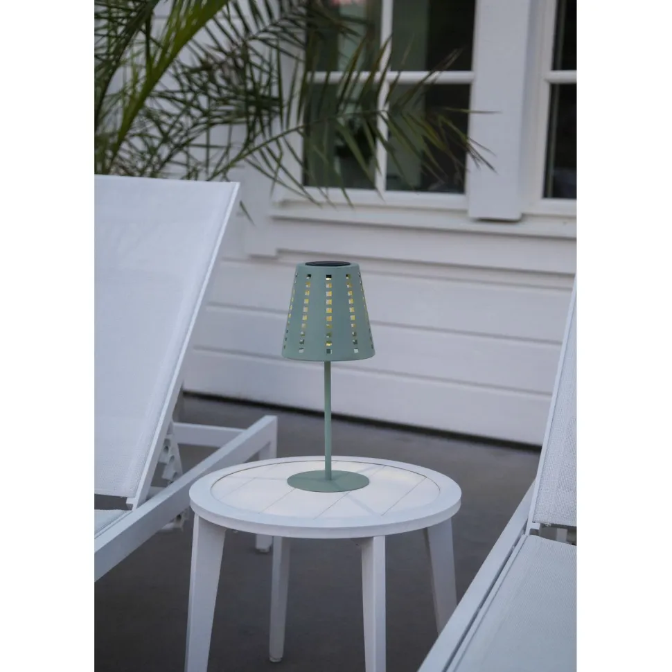 Aurinkokennopöytävalaisin Star Trading Sola, 35cm, musta