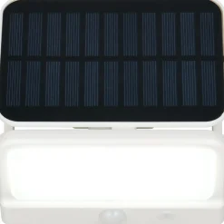 Aurinkokennoseinävalaisin Trio Viamao LED ladattava liike- ja hämärätunnistin 4000K valkoinen