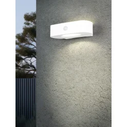 Aurinkokennoseinävalaisin Trio Bilbao Hybrid Solar LED ladattava liike- ja hämärätunnistin ylös/alas 4000K musta