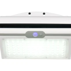 Aurinkokennoseinävalaisin Trio Macapa LED ladattava liike- ja hämärätunnistin 4000K valkoinen