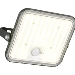 Aurinkokennoseinävalaisin Trio Acora LED liiketunnistin 4000K mattamusta