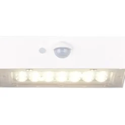 Aurinkokennoseinävalaisin Trio Elvas LED, liike- ja hämärätunnistin, mattamusta