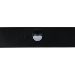 Aurinkokennoseinävalaisin Trio Elvas LED, liike- ja hämärätunnistin, mattamusta
