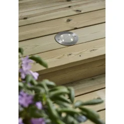 Aurinkokennovalaisin Star Trading Decklight, upotettava, ruostumaton teräs