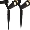 Aurinkokennovalaisin Star Trading Powerspot, 50x200x150mm, 2kpl, musta
