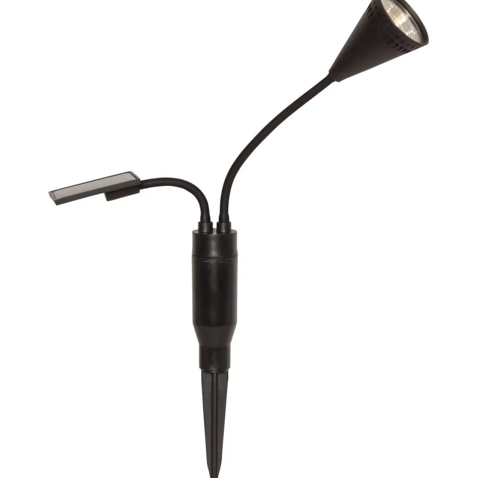 Aurinkokennovalaisin Star Trading Powerspot, 60x60x340mm, musta