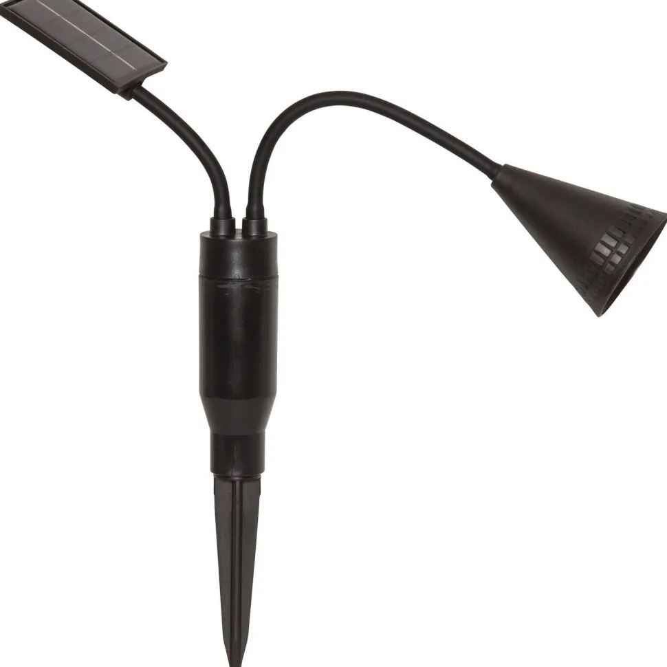 Aurinkokennovalaisin Star Trading Powerspot, 60x60x340mm, musta