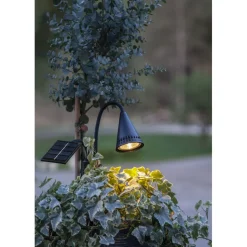 Aurinkokennovalaisin Star Trading Powerspot, 60x60x340mm, musta