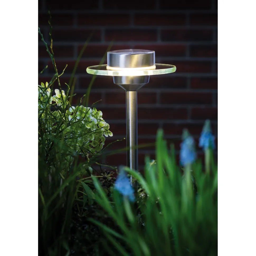 Aurinkokennovalaisin Paulmann Special Ufo LED teräs