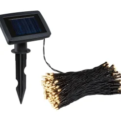 Aurinkokennovaloketju Paulmann Aurinka IP44 3000K 60 valoa 7.9m musta